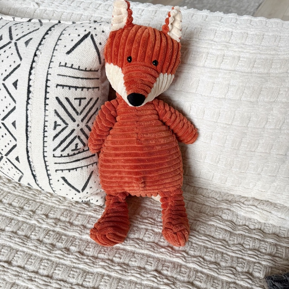 Jellycat Cordy Roy Fox Kids Medium Orange Excellent Plush Stuffed Animal Toy